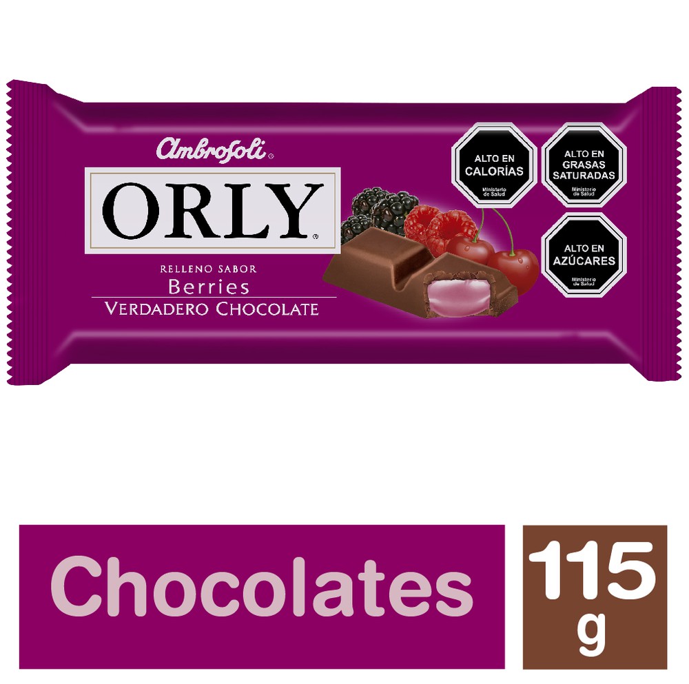 CHOC. ORLY BERRIES X 95 GRS                       